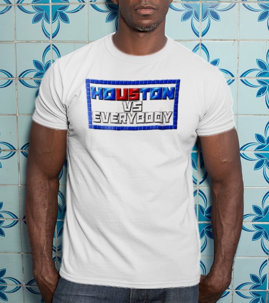 Houston VS Everybody Pixel Border T-Shirt