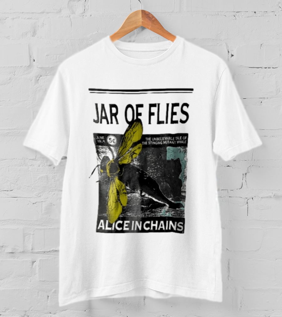 Jar Of Flies Alice In Chains Stinging Mutant Whale Tale June 1994 T-Shirt