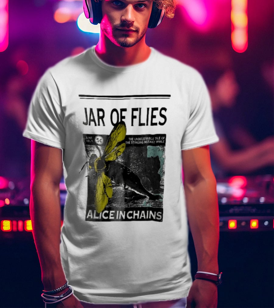 Jar Of Flies Alice In Chains Stinging Mutant Whale Tale June 1994 T-Shirt