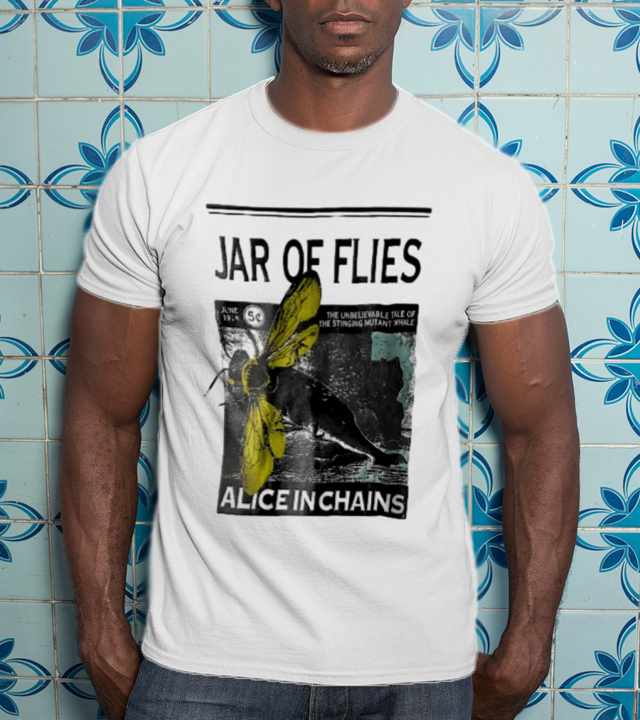 Jar Of Flies Alice In Chains Stinging Mutant Whale Tale June 1994 T-Shirt