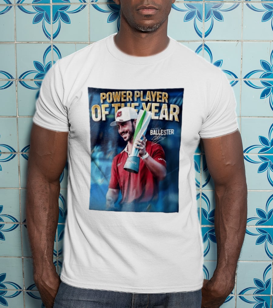 Power Player Of The Year Josele Ballester Champions Trophy Sports Celebration T-Shirt