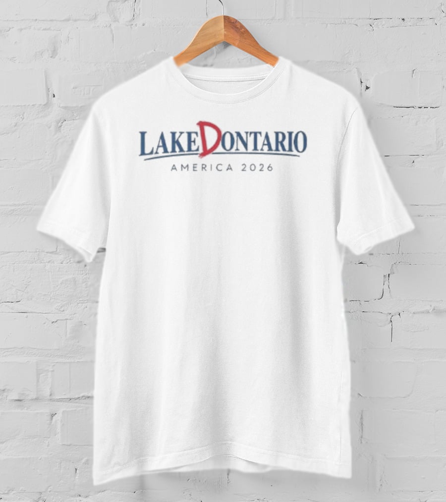 Lake Dontario America 2026 Red D T-Shirt
