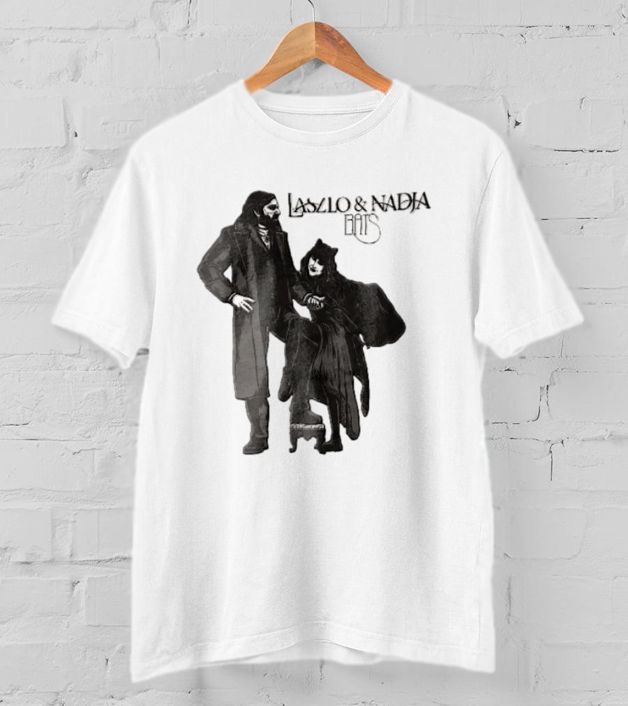 Laszlo And Nadja Bats Gothic Vampire Couple T-Shirt