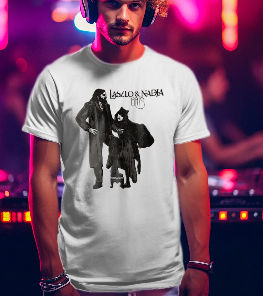 Laszlo And Nadja Bats Gothic Vampire Couple T-Shirt
