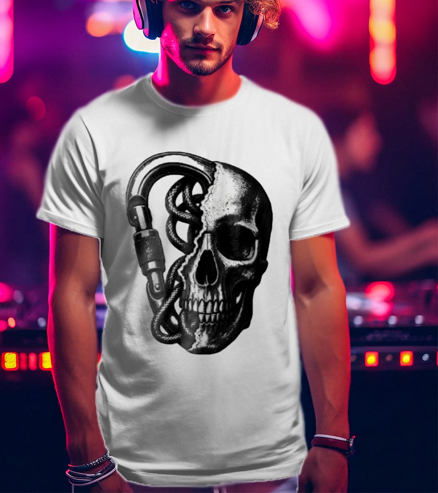 Skull Carabiner Snake T-Shirt