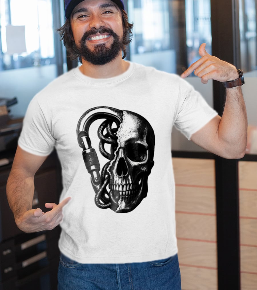 Skull Carabiner Snake T-Shirt