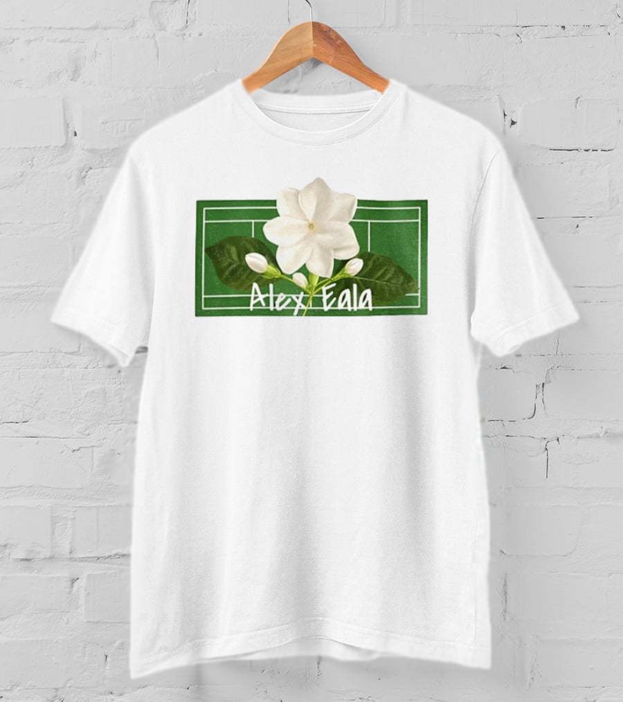 Alex Eala Sampaguita Tennis Court Blossom T-Shirt