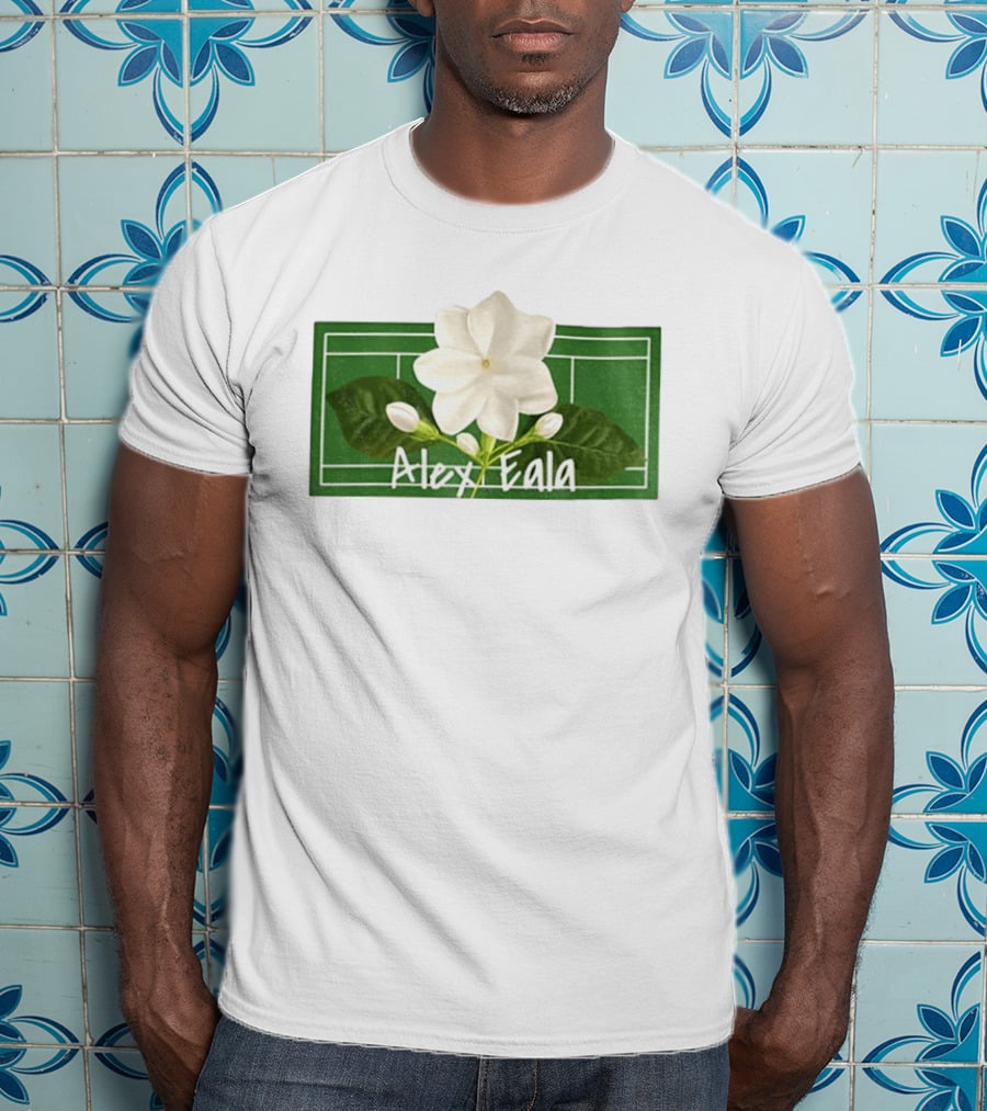 Alex Eala Sampaguita Tennis Court Blossom T-Shirt