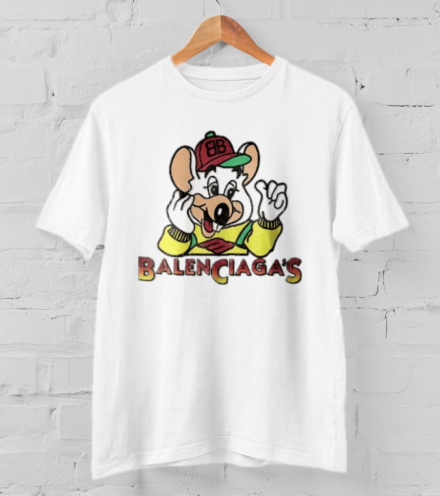 Balenciagas BB Mouse Cap Distressed T-Shirt