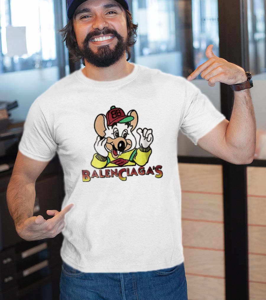 Balenciagas BB Mouse Cap Distressed T-Shirt