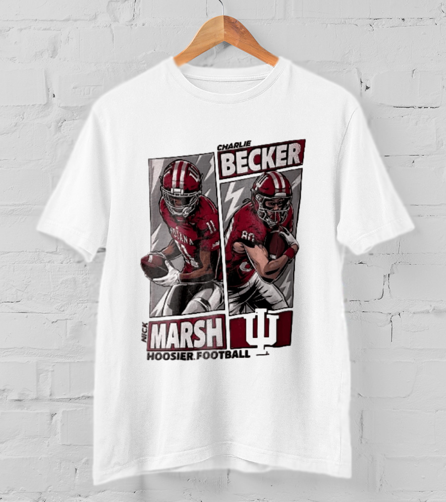 Charlie Becker Nick Marsh Hoosier Football Indiana Players T-Shirt