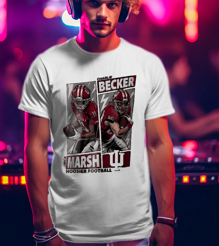 Charlie Becker Nick Marsh Hoosier Football Indiana Players T-Shirt