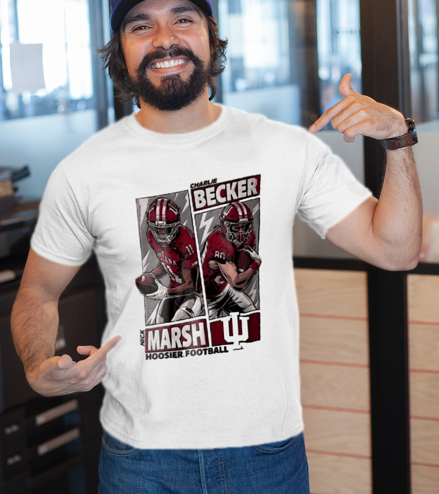 Charlie Becker Nick Marsh Hoosier Football Indiana Players T-Shirt