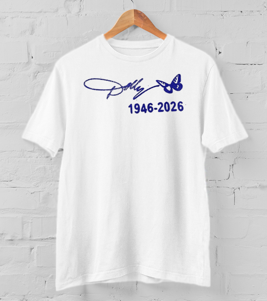 Dolly Parton Signature Butterfly 1946 2026 T-Shirt