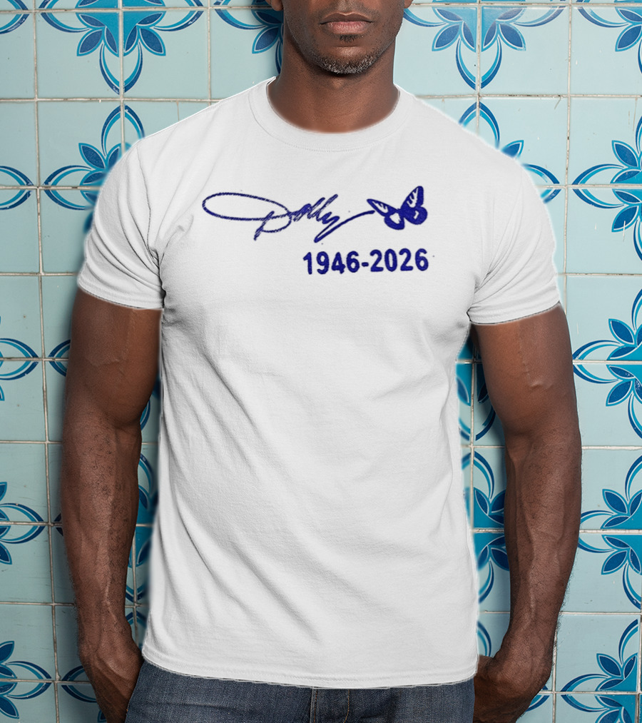Dolly Parton Signature Butterfly 1946 2026 T-Shirt