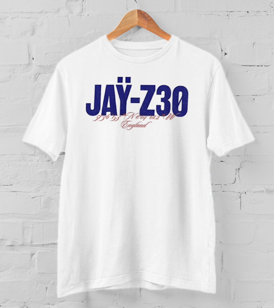 JAY Z30 2026 England London International HOV T-Shirt