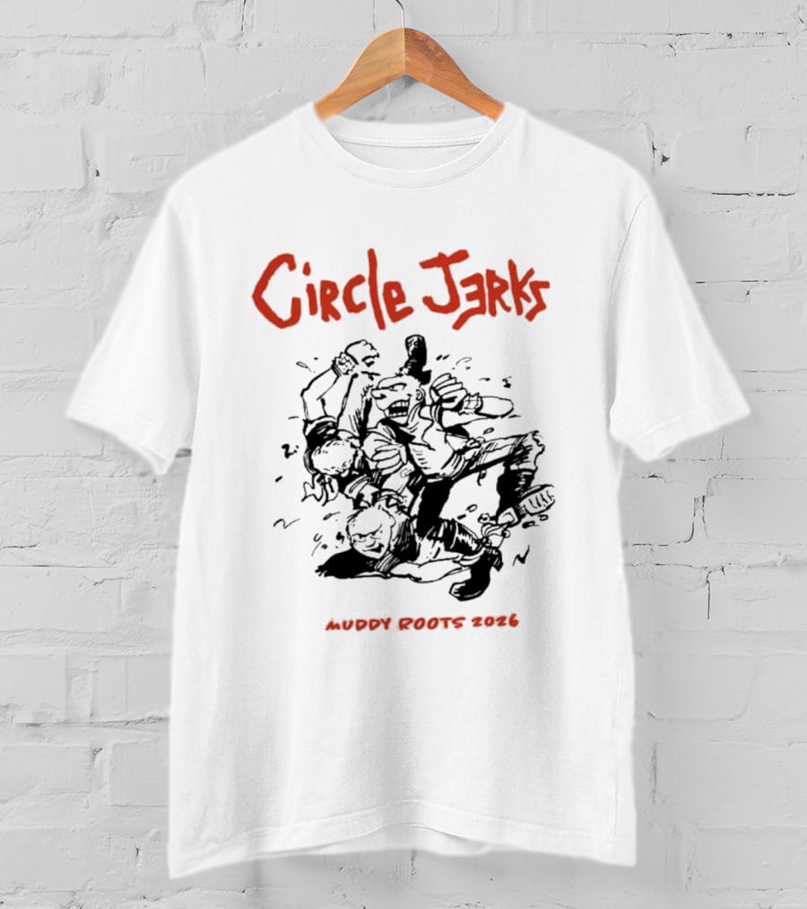 Circle Jerks Muddy Roots 2026 September Festival Exclusive T-Shirt