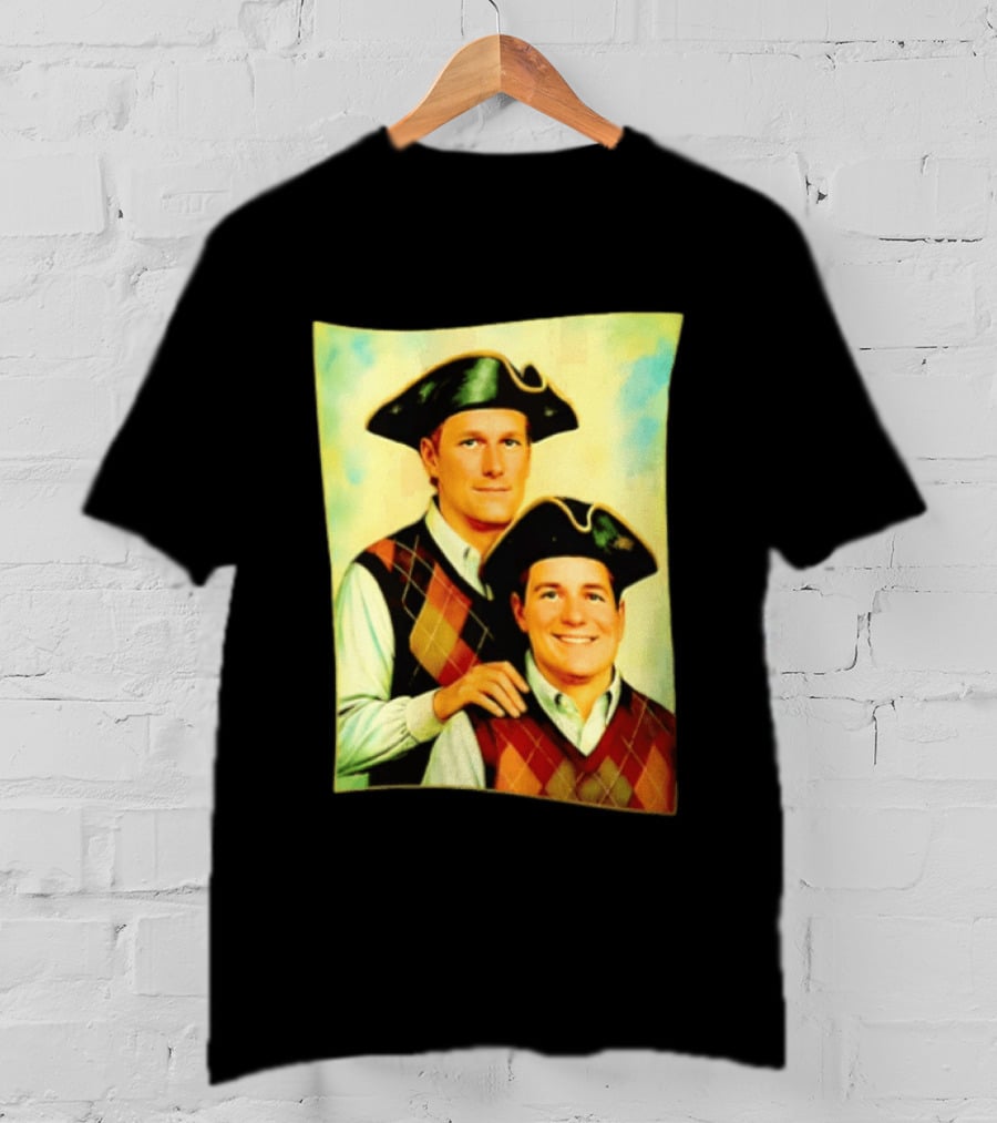 Bill Belichick Tom Brady New England Patriots Colonial Style Historical T-Shirt