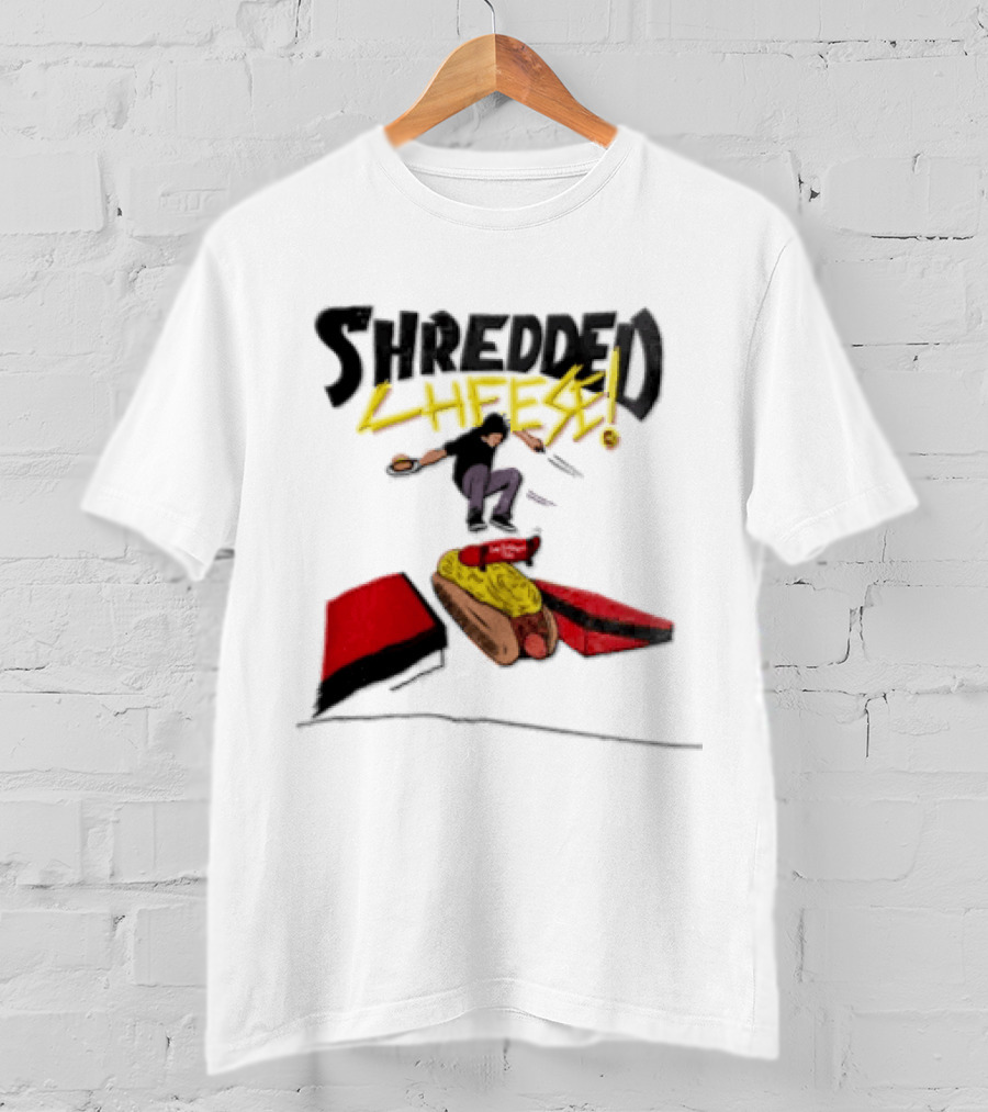 Shredded Cheese Chili Skateboard Camp Washington T-Shirt