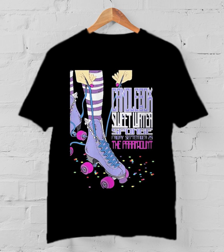 Candlebox Sweetwater Sponge September 26 2026 The Paramount Roller Skates Event T-Shirt