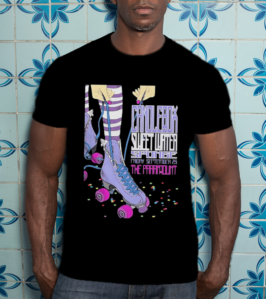 Candlebox Sweetwater Sponge September 26 2026 The Paramount Roller Skates Event T-Shirt