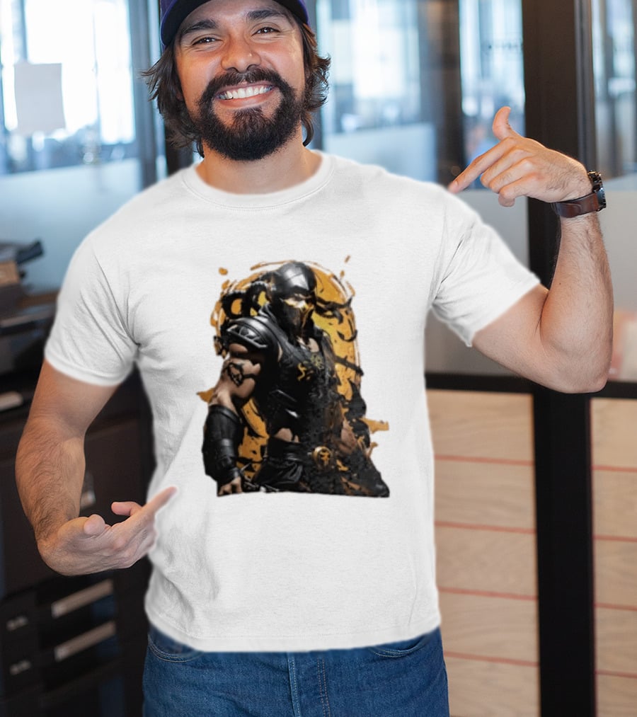 Mortal Kombat Scorpion Warrior Fighter T-Shirt