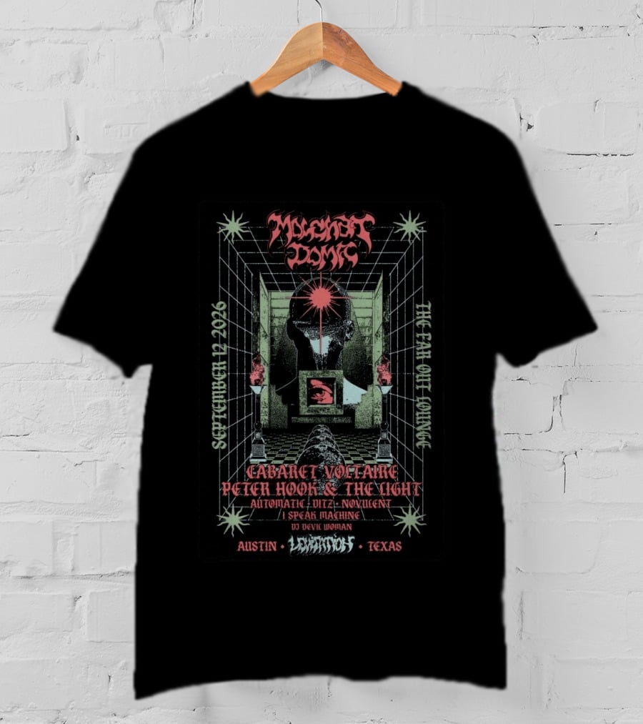 Molchat Doma Cabaret Voltaire Peter Hook & The Light Live Austin The Far Out Lounge September 12 2026 T-Shirt