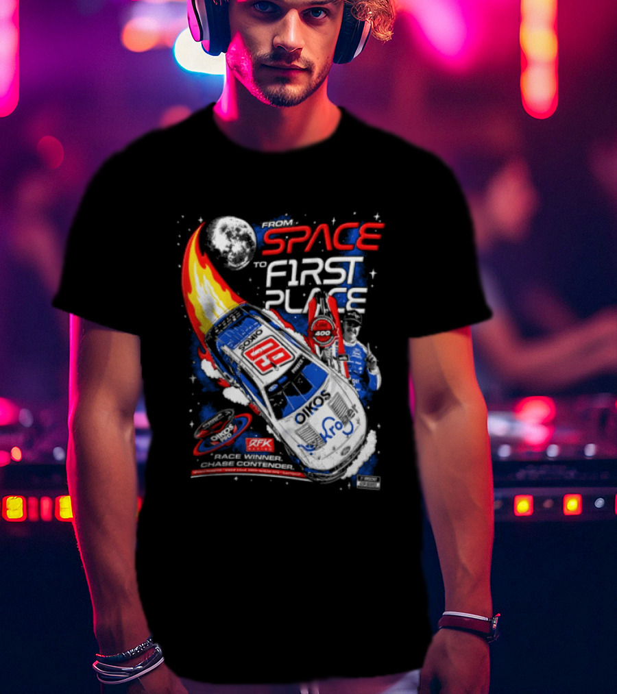 Space To First Place Daytona RFK Racing 2023 NASCAR Win T-Shirt