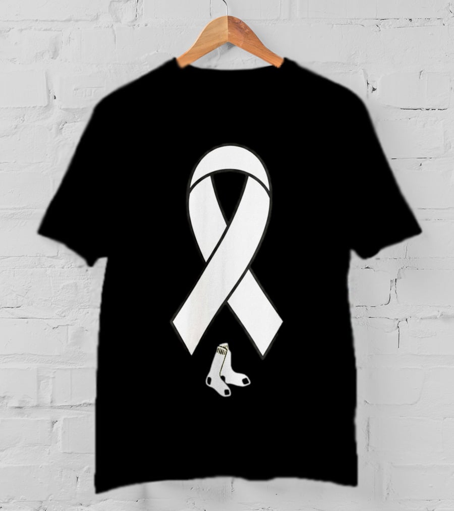 Boston Red Sox Childhood Cancer Awareness Ribbon 2026 T-Shirt