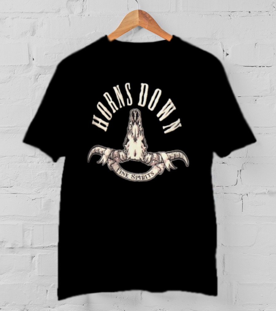 Horns Down Fine Spirits Distinctive T-Shirt