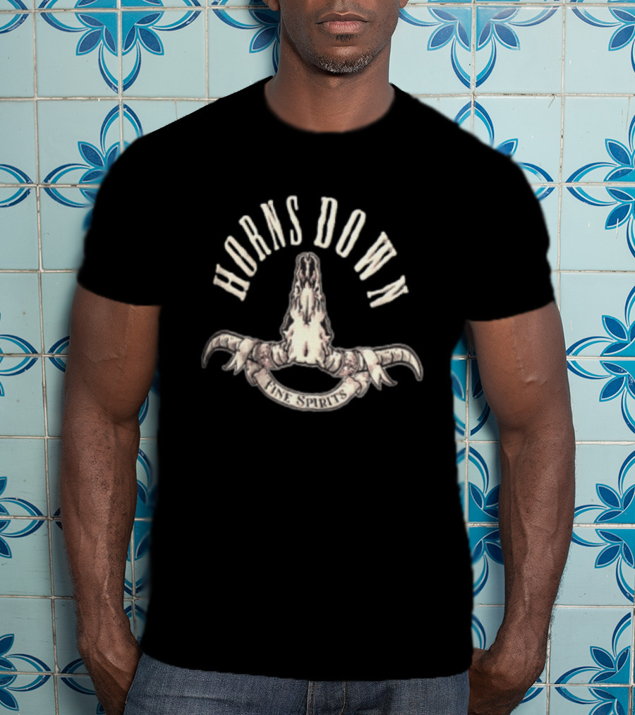 Horns Down Fine Spirits Distinctive T-Shirt