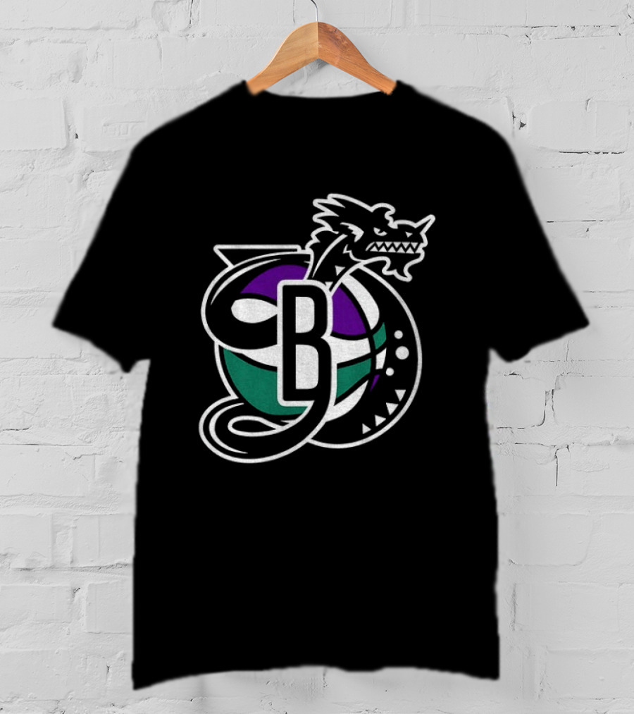 Swamp Dragons Basketball Team Emblem With Dragon And Ball T-Shirt