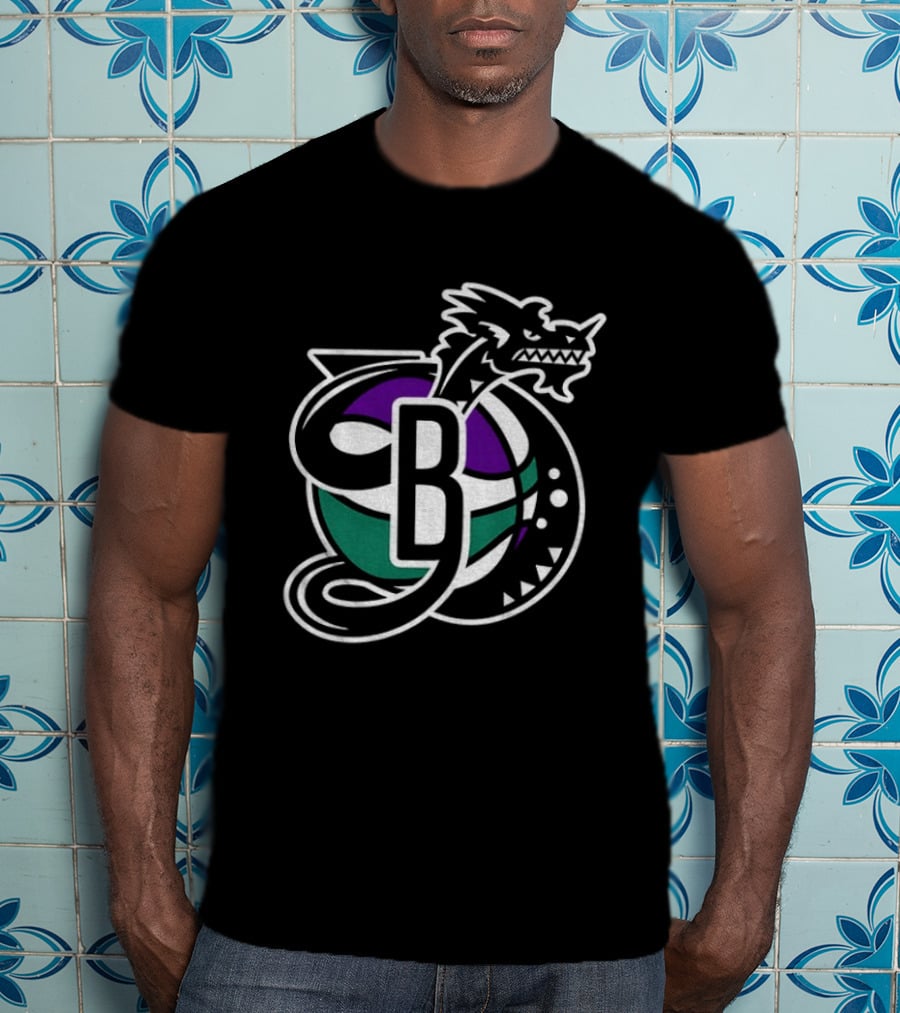 Swamp Dragons Basketball Team Emblem With Dragon And Ball T-Shirt