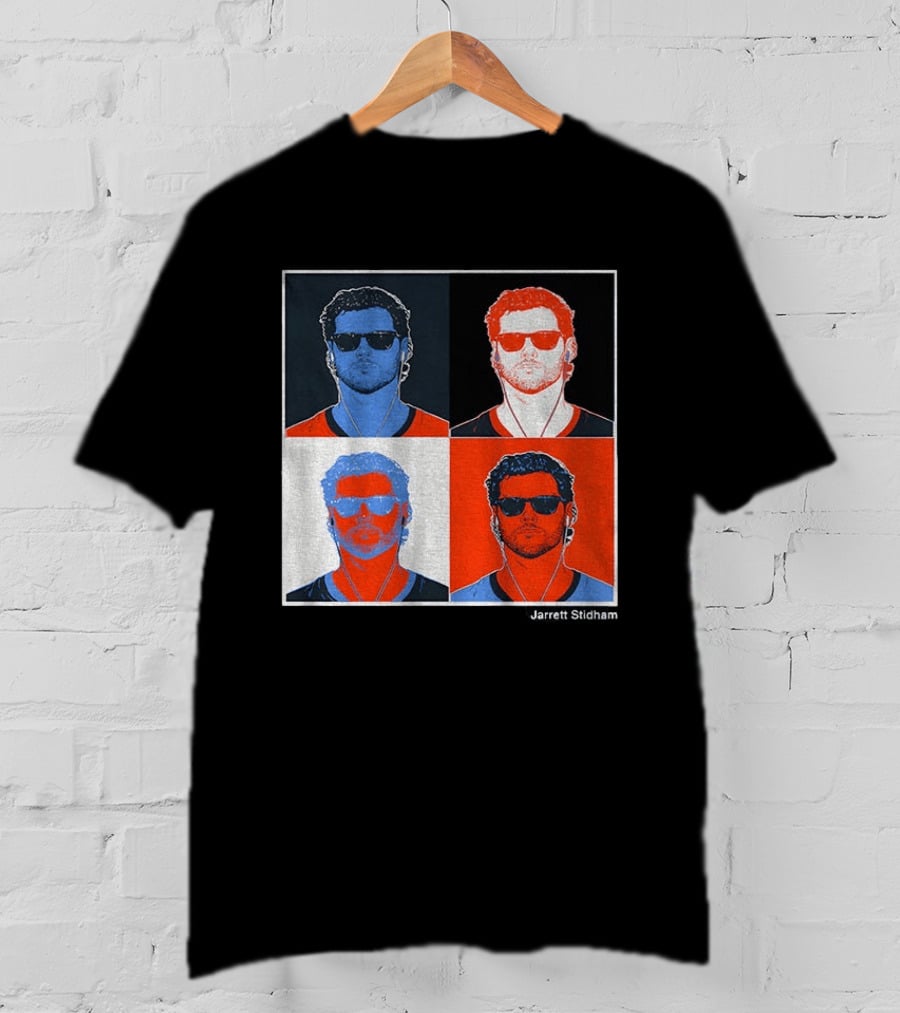 Jarrett Stidham Pop Art Denver Broncos Football Player T-Shirt