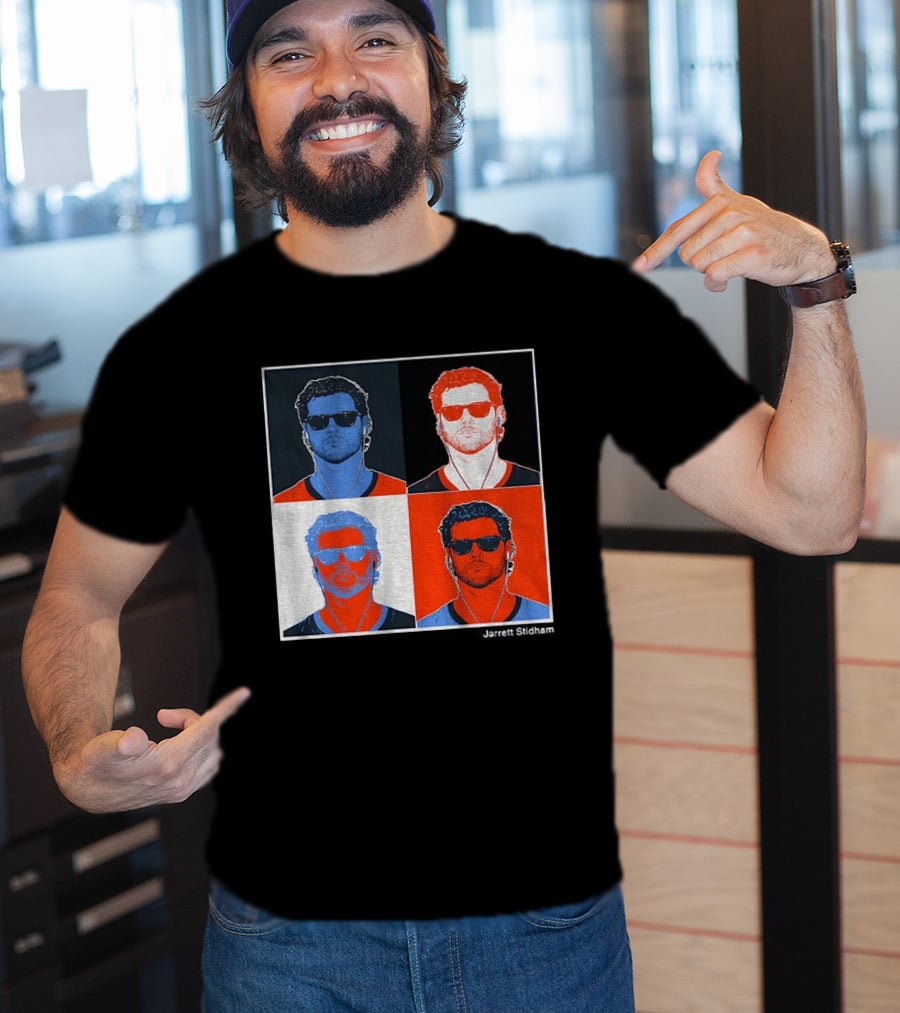 Jarrett Stidham Pop Art Denver Broncos Football Player T-Shirt