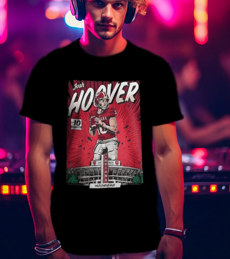 Josh Hoover Indiana Hoosiers Football Quarterback No 10 T-Shirt