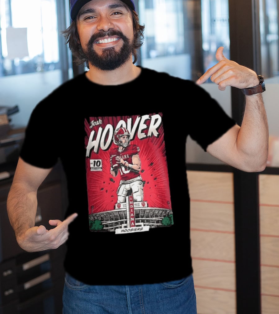 Josh Hoover Indiana Hoosiers Football Quarterback No 10 T-Shirt