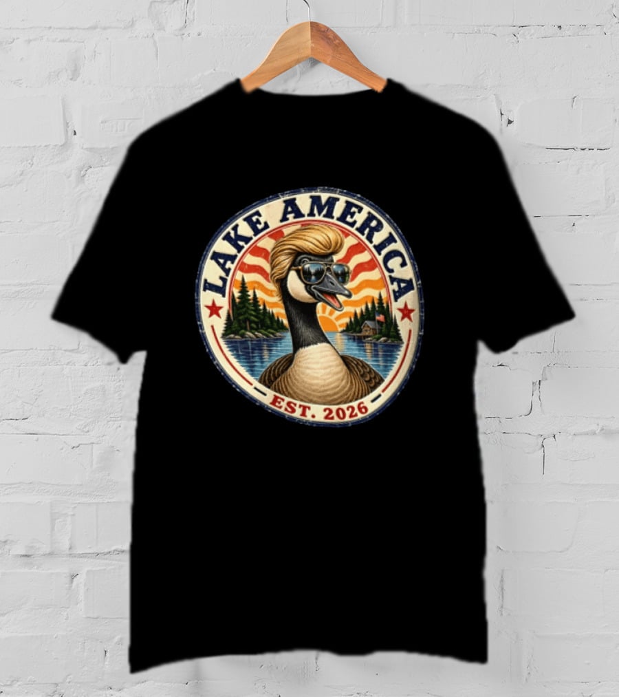 Lake America Goose Est. 2026 Outdoor Adventure T-Shirt
