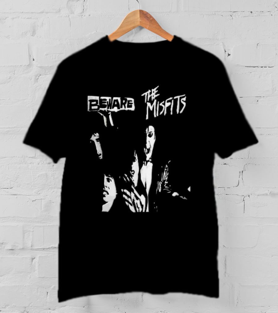 Beware The Misfits Punk Rock Band T-Shirt