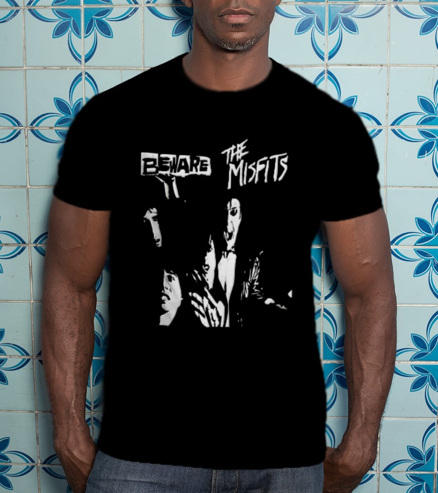 Beware The Misfits Punk Rock Band T-Shirt