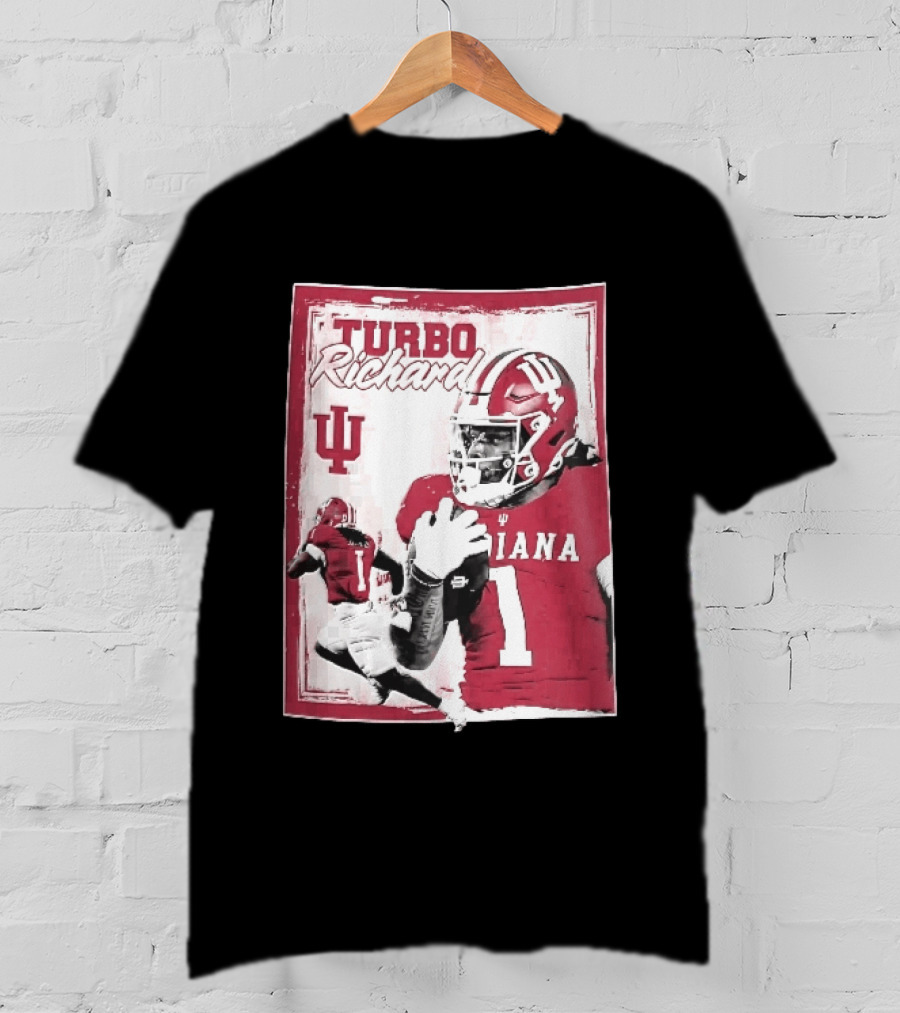 Turbo Richard Indiana Football Player IU Sports Helmets T-Shirt