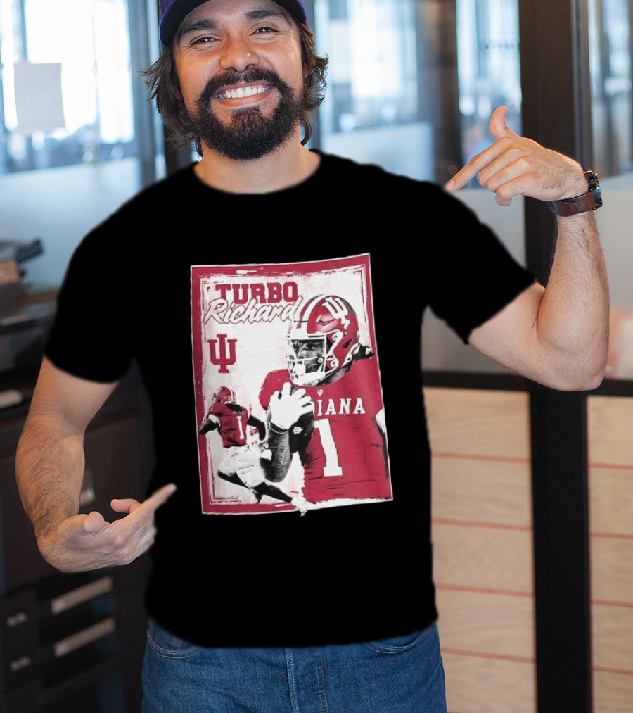 Turbo Richard Indiana Football Player IU Sports Helmets T-Shirt