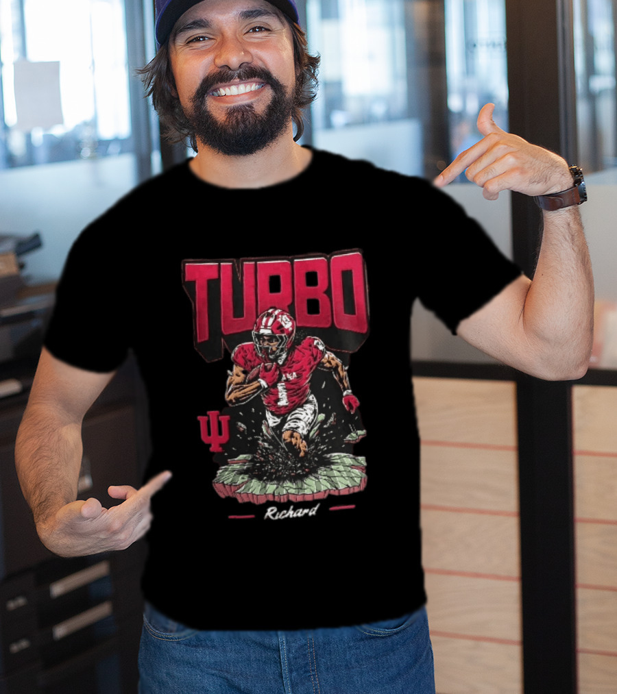 Turbo Richard Indiana Football Running Back Explosion T-Shirt
