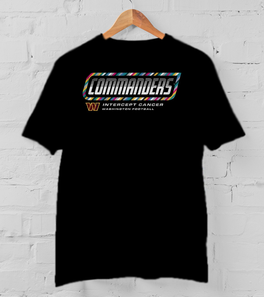 Washington Commanders Intercept Cancer Washington Football 2026 Crucial Catch T-Shirt