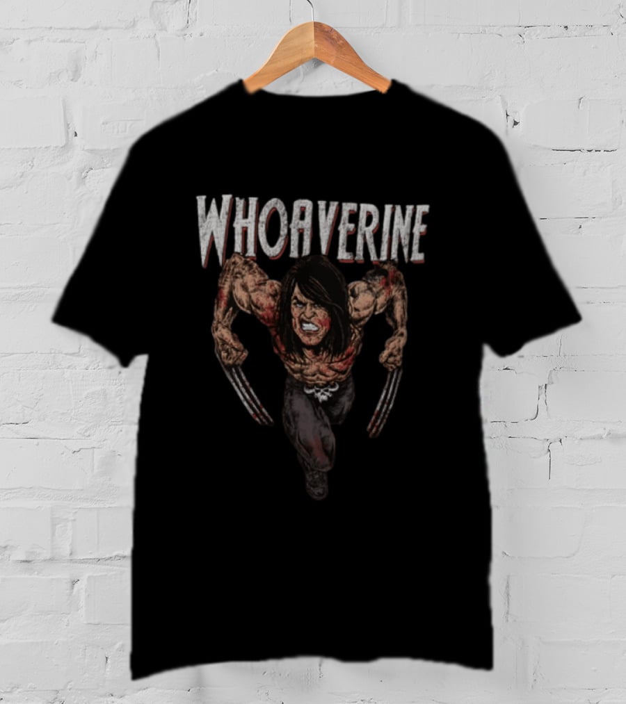 Whoaeverine Wolverine Claw Warrior Fantasy T-Shirt