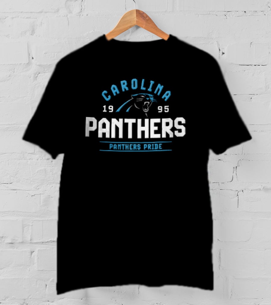 Carolina Panthers 1995 Panther Pride Roaring Head T-Shirt