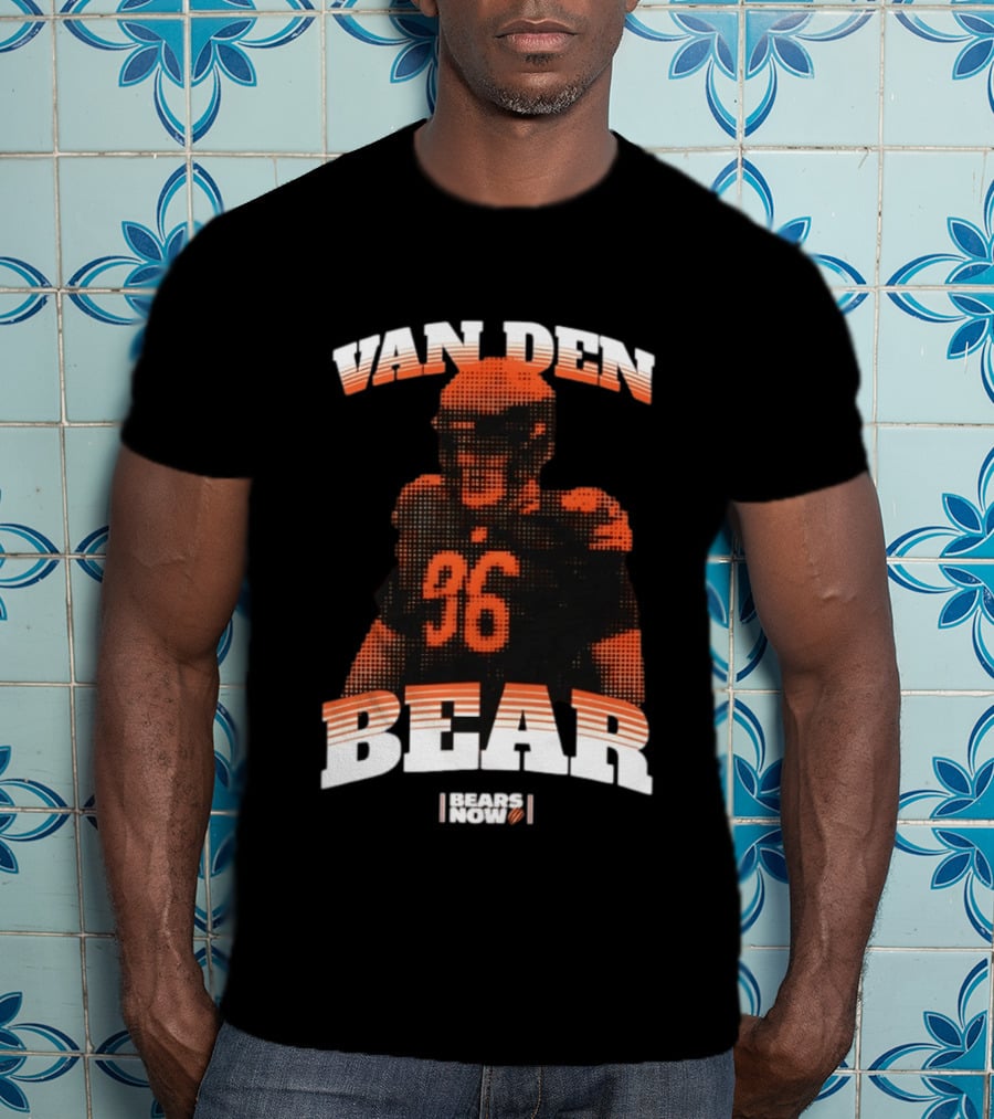 Van Den Bear Chicago Bears 36 T-Shirt