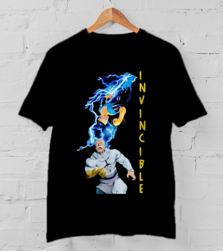 Invincible Vs Conquest Lightning Battle T-Shirt