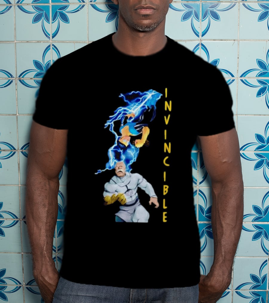 Invincible Vs Conquest Lightning Battle T-Shirt