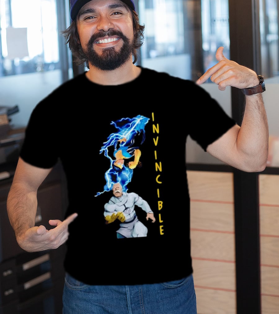 Invincible Vs Conquest Lightning Battle T-Shirt